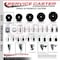 Service Caster 3'' Phenolic Wheel Swivel 7/16'' Grip Ring Stem Caster with Brake SCC-GR20S314-PHS-PLB-716138 - alternate 2